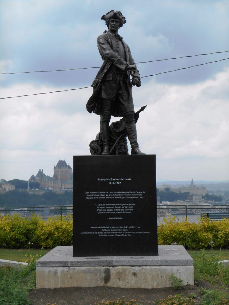 statue chevalier de lévis